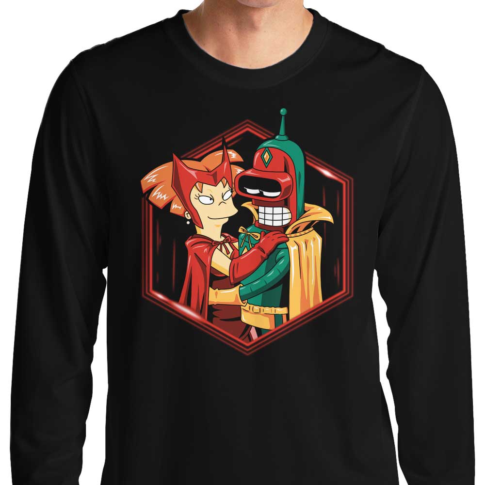A Futuristic Couple - Long Sleeve T-Shirt Hoodie, Sweatshirt | CiraTrend.com (Image 1)