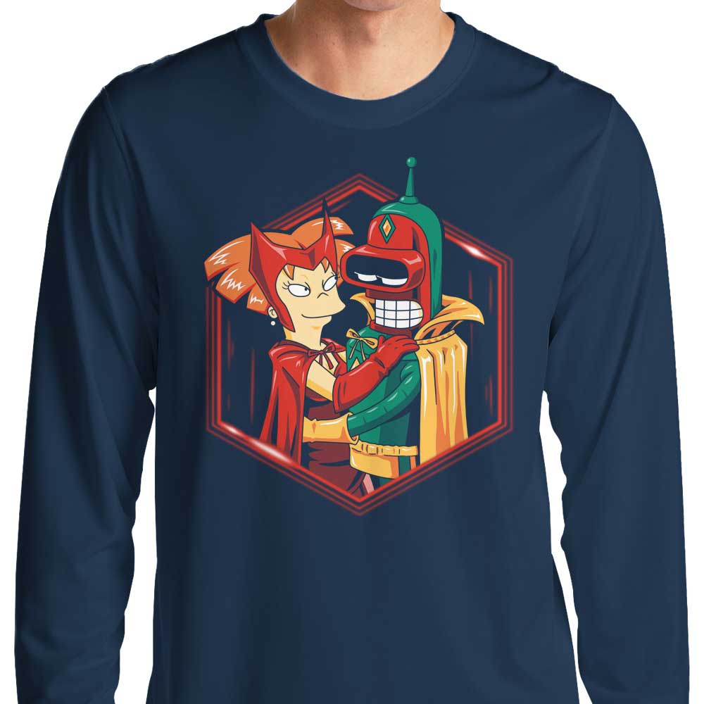 A Futuristic Couple - Long Sleeve T-Shirt Hoodie, Sweatshirt | CiraTrend.com (Image 3)