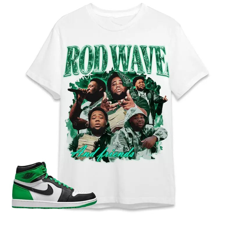 A J 1 Celtic Lucky Green Unisex Shirt, T-shirt, Rod Wave, Shirt To Match Sneaker Hoodie, Sweatshirt | CiraTrend.com