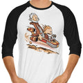 A Less Civilized Age - 3/4 Sleeve Raglan T-Shirt Hoodie, Sweatshirt | CiraTrend.com (Image 1)