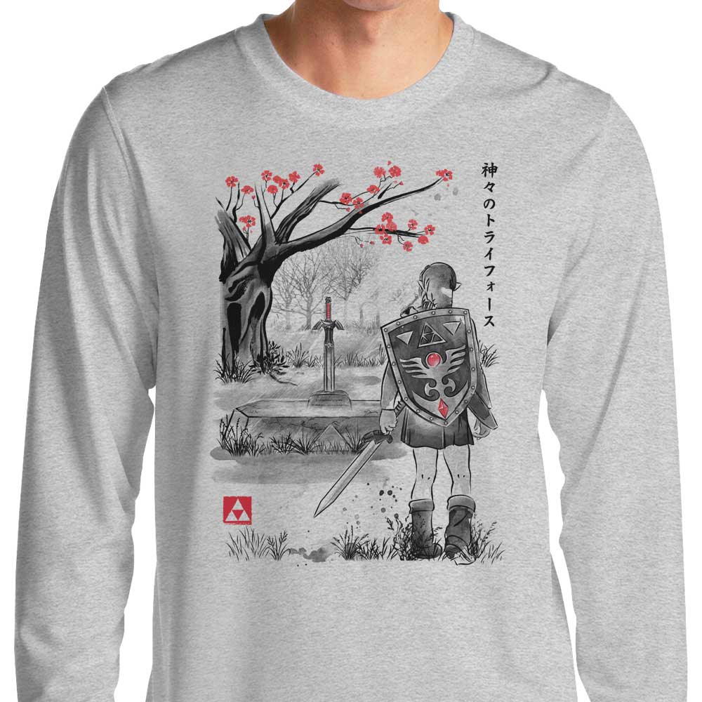 A Link to the Sumi-e - Long Sleeve T-Shirt Hoodie, Sweatshirt | CiraTrend.com (Image 3)