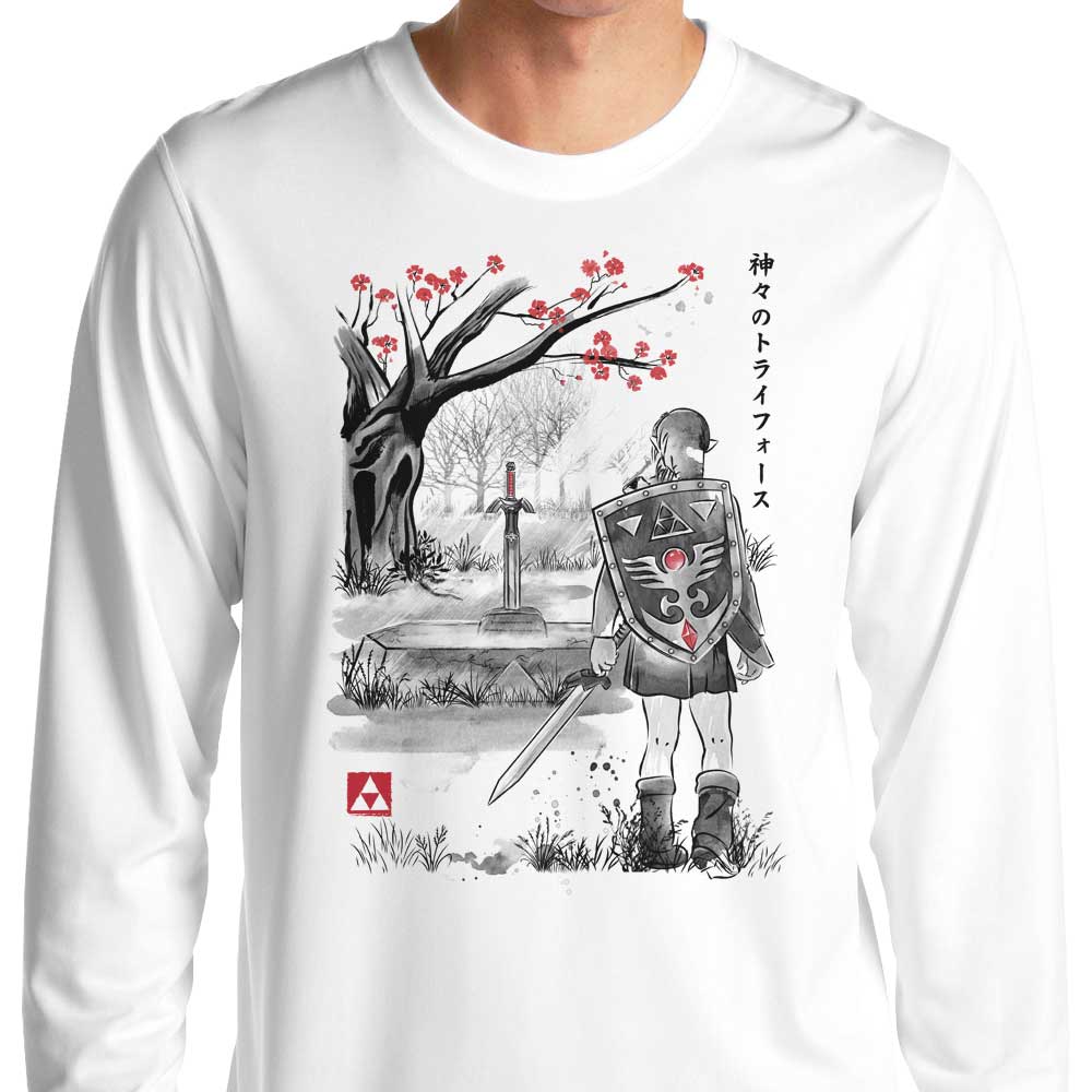 A Link to the Sumi-e - Long Sleeve T-Shirt Hoodie, Sweatshirt | CiraTrend.com (Image 1)
