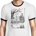 A Link to the Sumi-e - Ringer T-Shirt Hoodie, Sweatshirt | CiraTrend.com (Image 1)