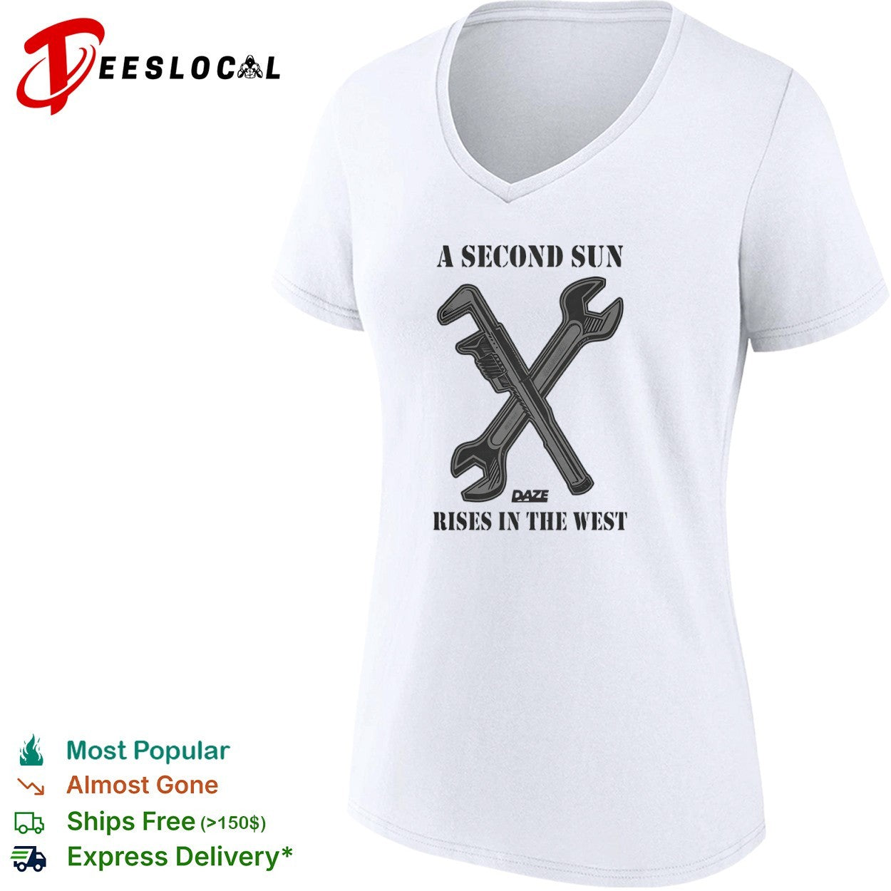 A Second Sun Rises In The West tools shirt