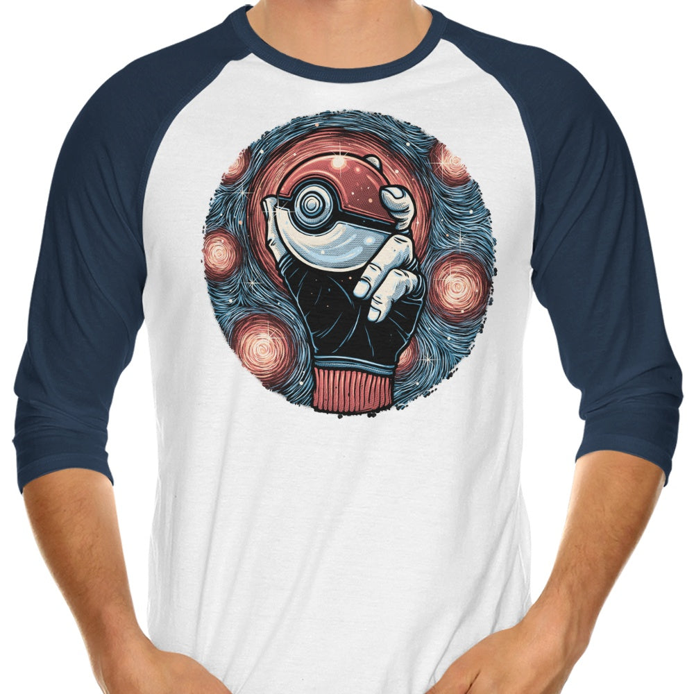 A Starry Catch - 3/4 Sleeve Raglan T-Shirt Hoodie, Sweatshirt | CiraTrend.com (Image 3)
