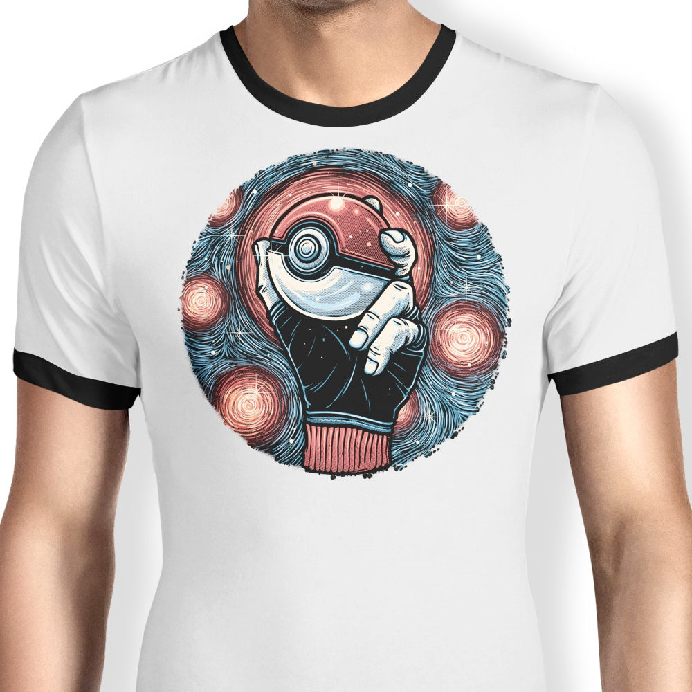 A Starry Catch - Ringer T-Shirt Hoodie, Sweatshirt | CiraTrend.com (Image 1)