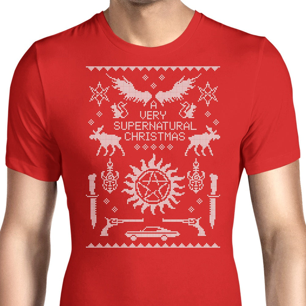 A Very SPN Sweater - Men's Apparel T-Shirts, Hoodie, Sweatshirt | CiraTrend.com (Image 1)