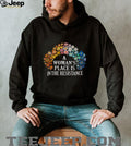 A Woman’s Place Is In The Resistance Floral Feminist T Shirt