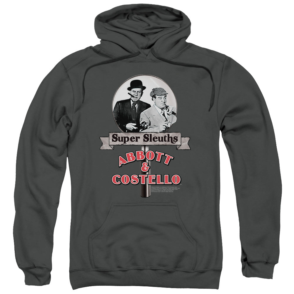 Abbott & Costello Super Sleuths Mens Hoodie Charcoal T-Shirts, Sweatshirt | CiraTrend.com (Image 1)