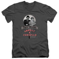 Abbott & Costello Super Sleuths Mens Slim Fit V-Neck T Shirt Charcoal Hoodie, Sweatshirt | CiraTrend.com