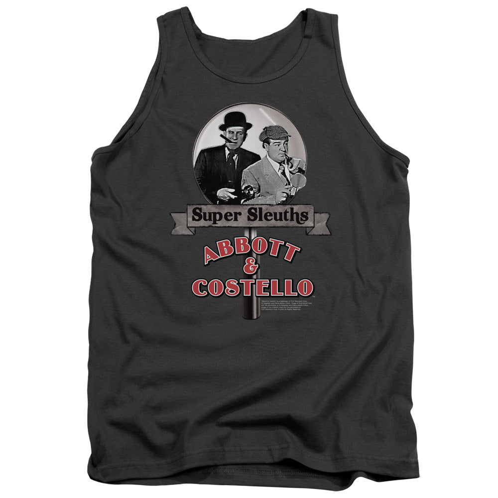 Abbott & Costello Super Sleuths Mens Tank Top Shirt Charcoal Hoodie, Sweatshirt | CiraTrend.com