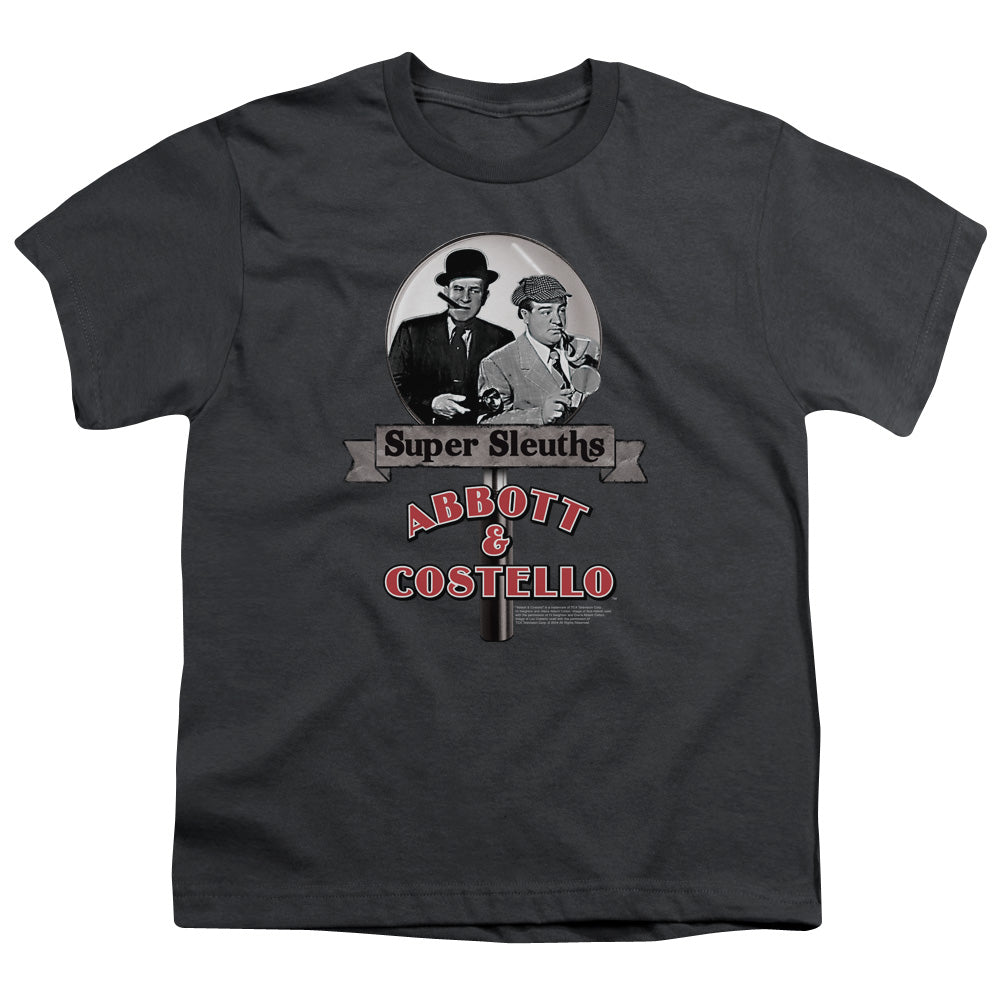 Abbott & Costello Super Sleuths Kids Youth T Shirt Charcoal Hoodie, Sweatshirt | CiraTrend.com