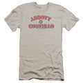 Abbott & Costello Logo Premium Bella Canvas Slim Fit Mens T Shirt Silver Hoodie, Sweatshirt | CiraTrend.com