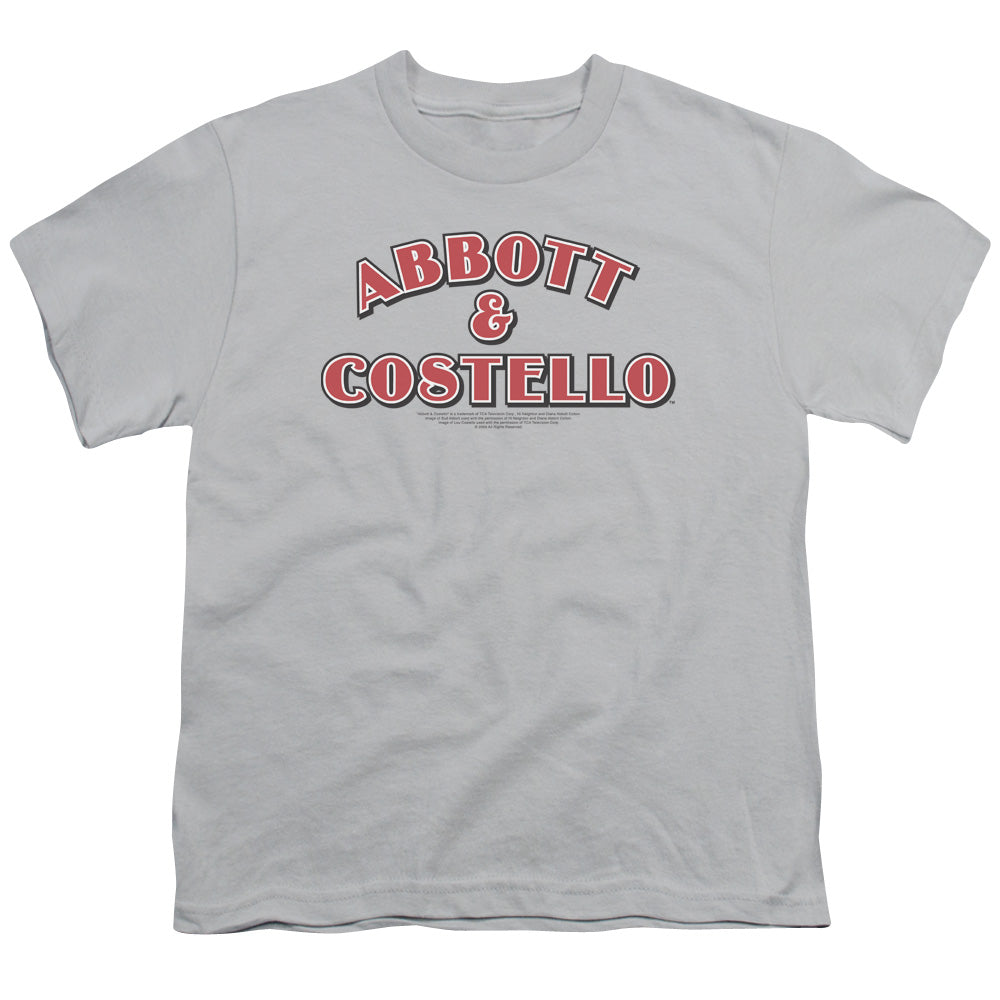 Abbott & Costello Logo Kids Youth T Shirt Silver Hoodie, Sweatshirt | CiraTrend.com