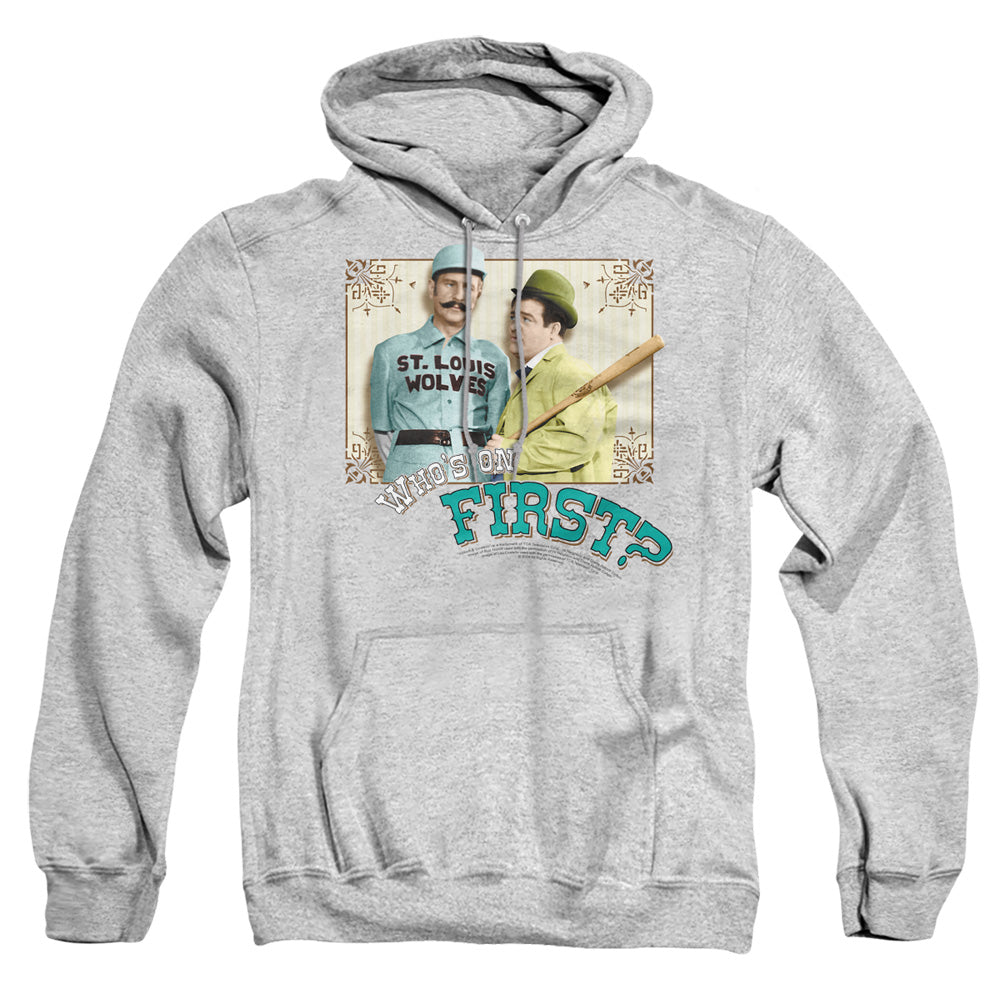 Abbott & Costello Whos On First Mens Hoodie Athletic Heather T-Shirts, Sweatshirt | CiraTrend.com (Image 2)