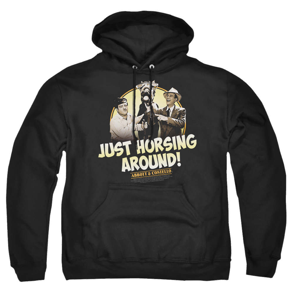 Abbott and Costello Horsing Around - Pullover Hoodie T-Shirts, Sweatshirt | CiraTrend.com
