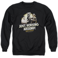 Abbott and Costello Horsing Around - Men's Crewneck Sweatshirt T-Shirts, Hoodie | CiraTrend.com