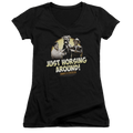 Abbott and Costello Horsing Around - Juniors V-Neck T-Shirt Hoodie, Sweatshirt | CiraTrend.com