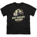 Abbott & Costello Horsing Around Kids Youth T Shirt Black Hoodie, Sweatshirt | CiraTrend.com