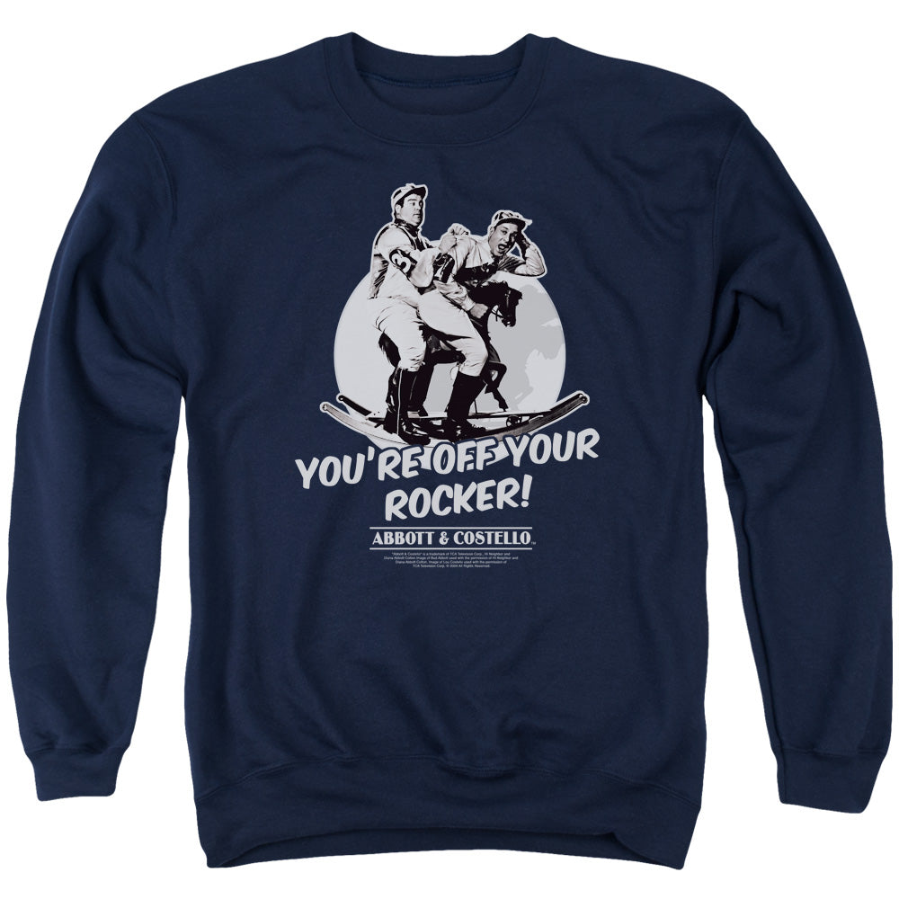 Abbott & Costello Off Your Rocker Mens Crewneck Sweatshirt Navy Blue T-Shirts, Hoodie | CiraTrend.com