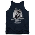 Abbott & Costello Off Your Rocker Mens Tank Top Shirt Navy Blue Hoodie, Sweatshirt | CiraTrend.com
