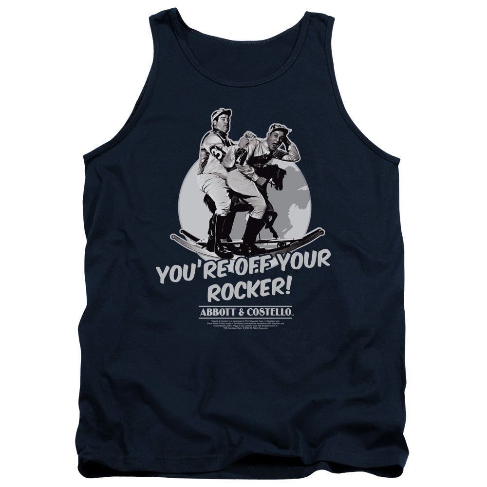 Abbott & Costello Off Your Rocker Mens Tank Top Shirt Navy Blue Hoodie, Sweatshirt | CiraTrend.com
