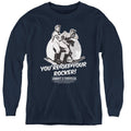 Abbott & Costello Off Your Rocker Long Sleeve Kids Youth T Shirt Navy Blue Hoodie, Sweatshirt | CiraTrend.com