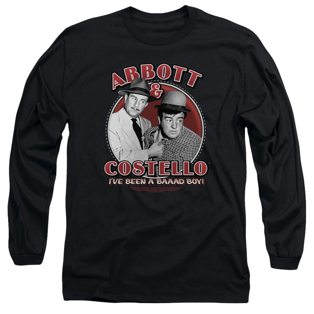 Abbott and Costello Bad Boy - Men's Long Sleeve T-Shirt Hoodie, Sweatshirt | CiraTrend.com