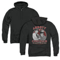 Abbott & Costello Bad Boy Back Print Zipper Mens Hoodie Black T-Shirts, Sweatshirt | CiraTrend.com