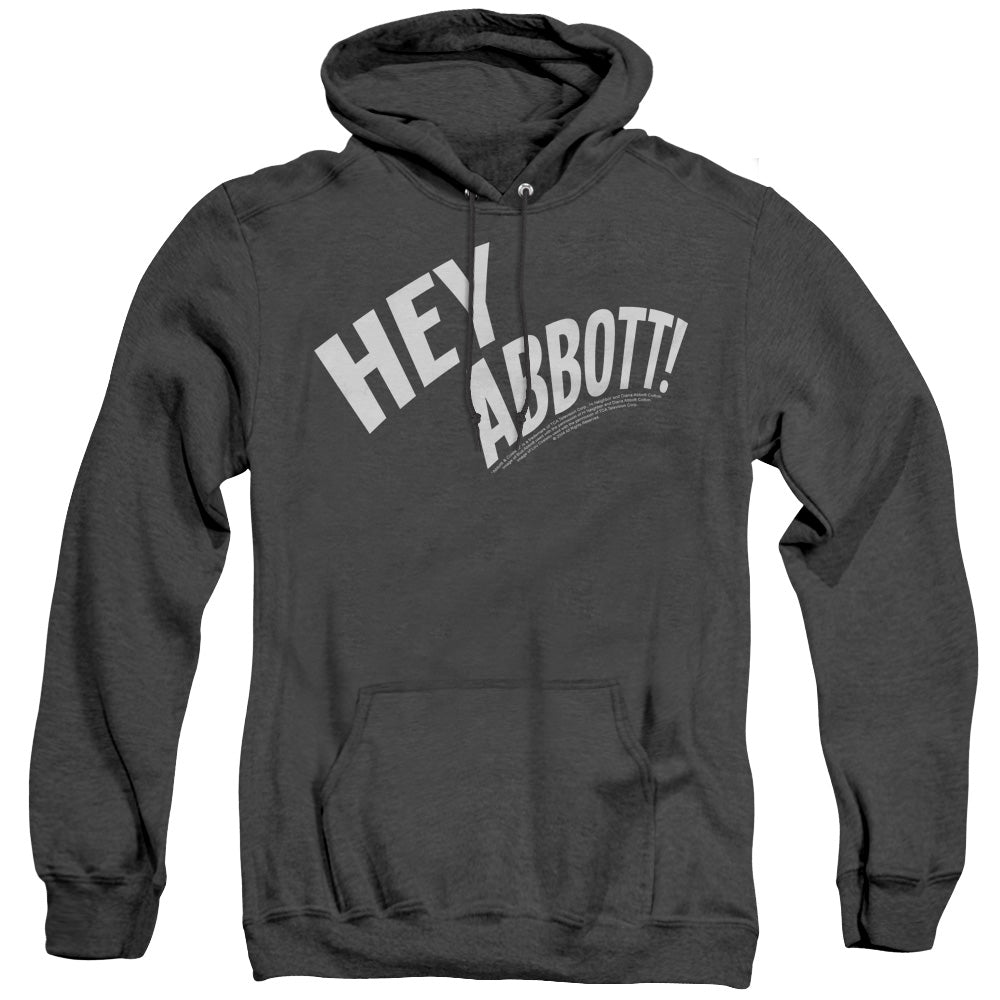 Abbott & Costello Hey Abbott Heather Mens Hoodie Black T-Shirts, Sweatshirt | CiraTrend.com