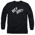 Abbott and Costello Hey Abbott - Men's Long Sleeve T-Shirt Hoodie, Sweatshirt | CiraTrend.com