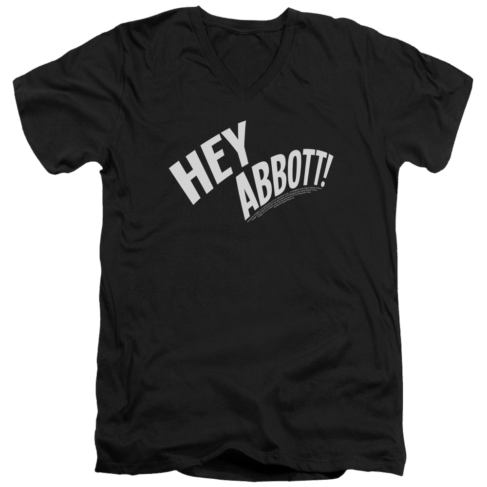 Abbott and Costello Hey Abbott - Men's V-Neck T-Shirt Hoodie, Sweatshirt | CiraTrend.com