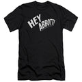 Abbott & Costello Hey Abbott Slim Fit Mens T Shirt Black Hoodie, Sweatshirt | CiraTrend.com