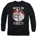 Abbott & Costello First Mens Long Sleeve Shirt Black Hoodie, Sweatshirt | CiraTrend.com (Image 1)
