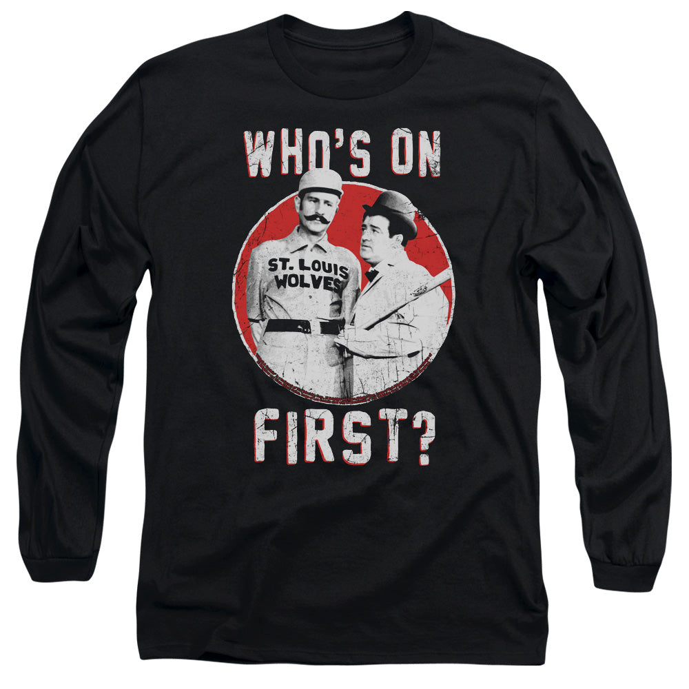 Abbott & Costello First Mens Long Sleeve Shirt Black Hoodie, Sweatshirt | CiraTrend.com (Image 3)