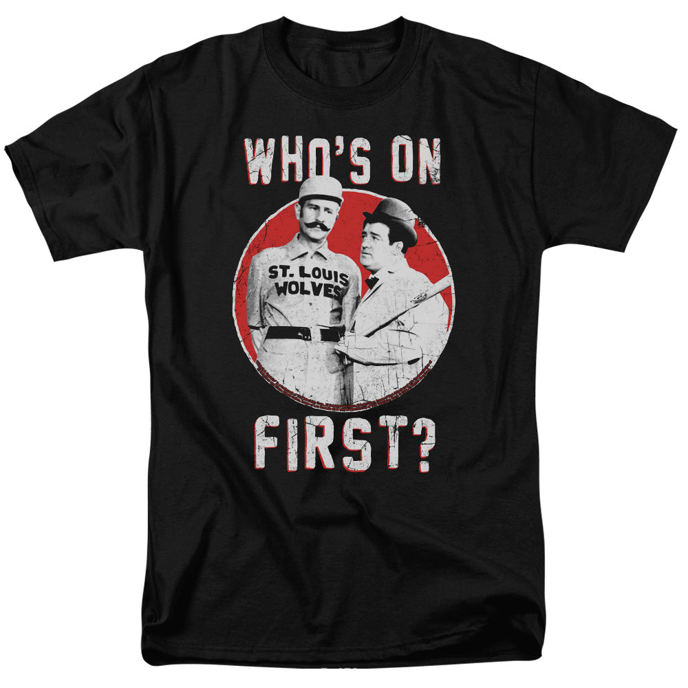 Abbott & Costello First Mens T Shirt Black Hoodie, Sweatshirt | CiraTrend.com