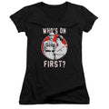 Abbott & Costello First Junior Sheer Cap Sleeve Black T-Shirts, Hoodie, Sweatshirt