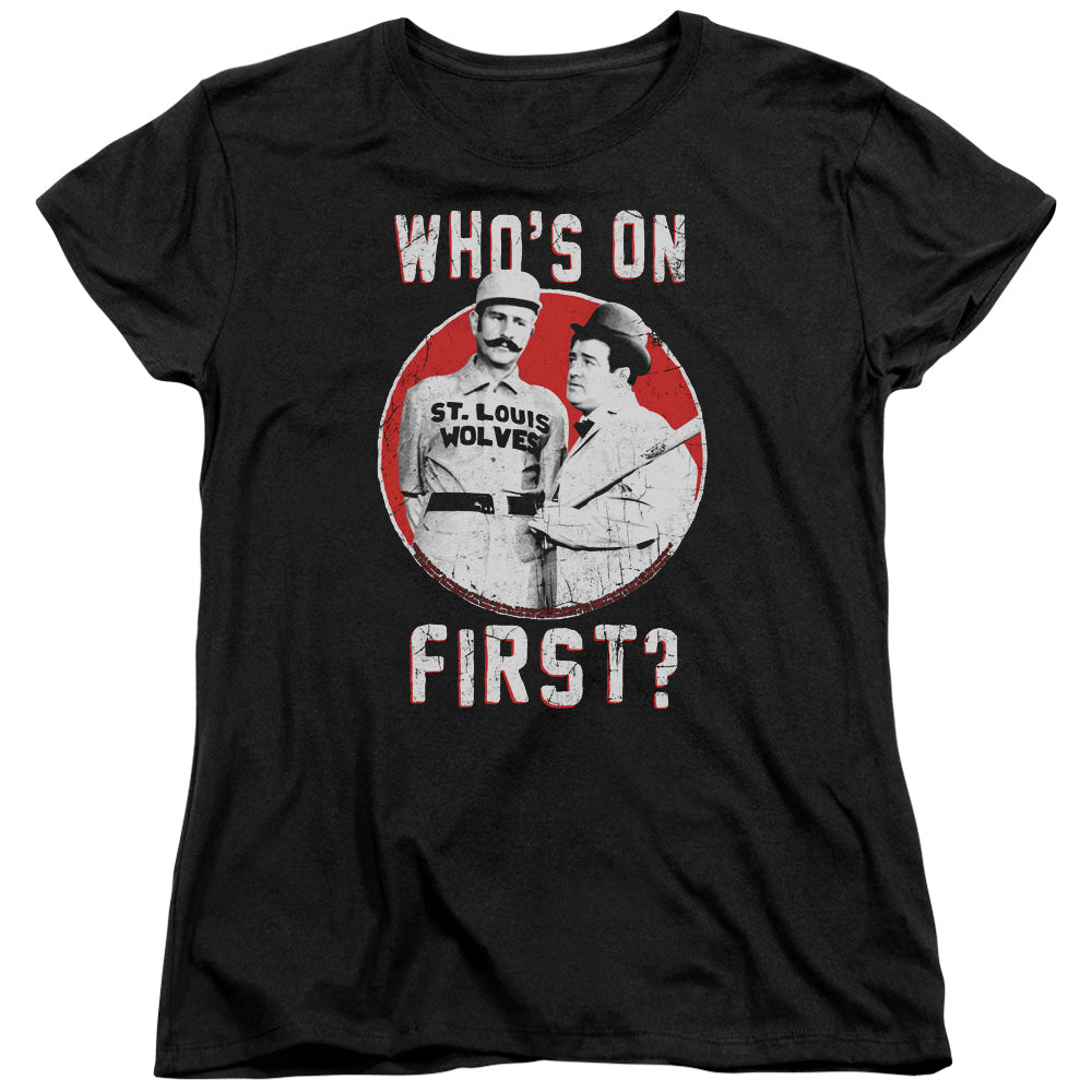Abbott & Costello First Womens T Shirt Black Hoodie, Sweatshirt | CiraTrend.com