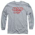 Astro Boy Logo Mens Long Sleeve Shirt Athletic Heather Hoodie, Sweatshirt | CiraTrend.com