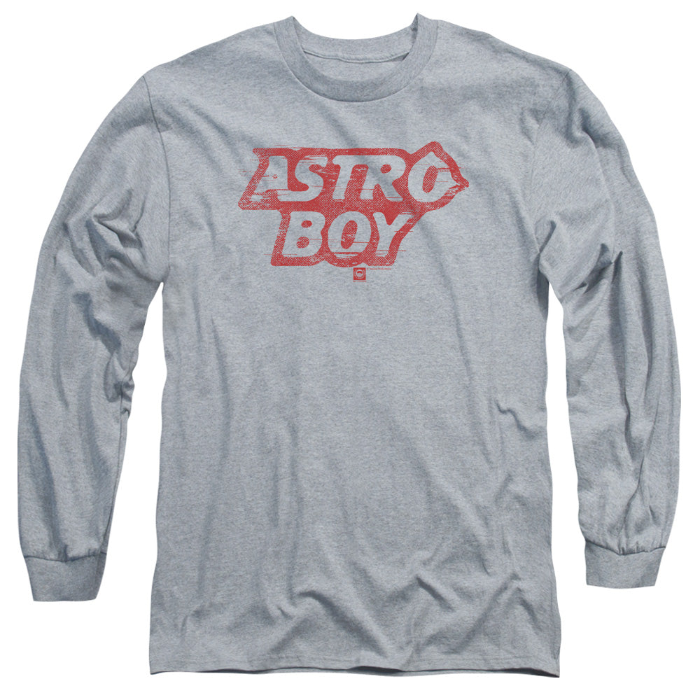 Astro Boy Logo Mens Long Sleeve Shirt Athletic Heather Hoodie, Sweatshirt | CiraTrend.com
