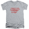 Astro Boy Logo Mens Slim Fit V Neck T Shirt Athletic Heather Hoodie, Sweatshirt | CiraTrend.com