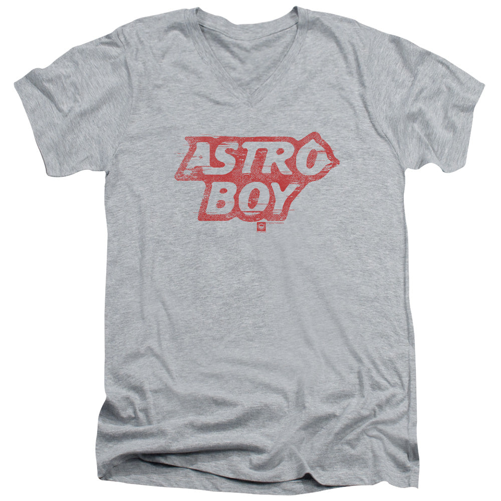 Astro Boy Logo Mens Slim Fit V Neck T Shirt Athletic Heather Hoodie, Sweatshirt | CiraTrend.com