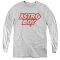 Astro Boy Logo Long Sleeve Kids Youth T Shirt Athletic Heather Hoodie, Sweatshirt | CiraTrend.com