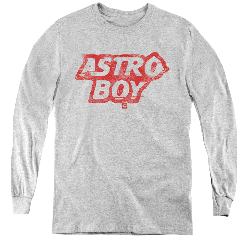 Astro Boy Logo Long Sleeve Kids Youth T Shirt Athletic Heather Hoodie, Sweatshirt | CiraTrend.com