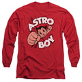 Astro Boy Flying Mens Long Sleeve Shirt Red Hoodie, Sweatshirt | CiraTrend.com