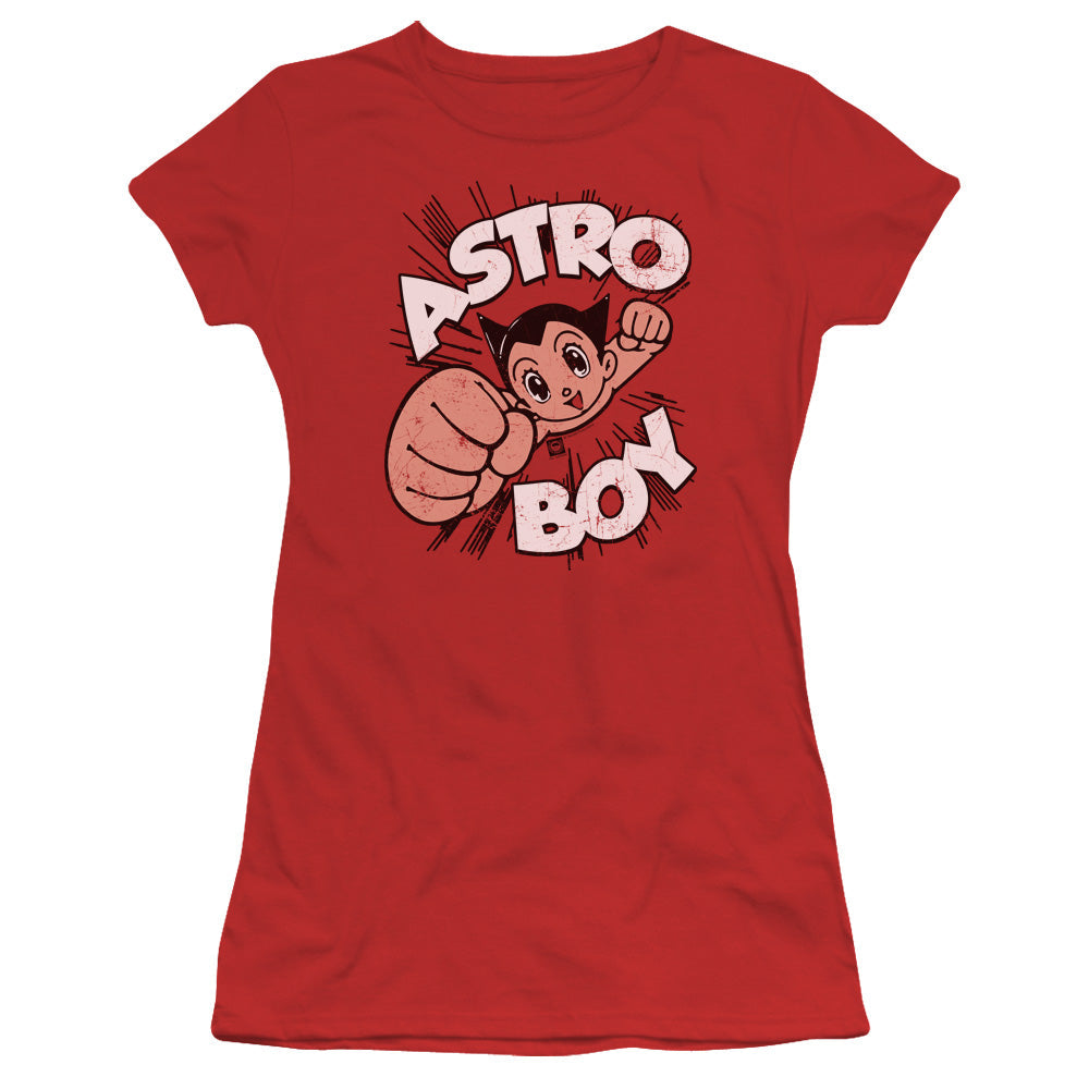 Astro Boy Flying Junior Sheer Cap Sleeve Womens T Shirt Red Hoodie, Sweatshirt | CiraTrend.com