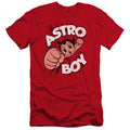 Astro Boy Flying Premium Bella Canvas Slim Fit Mens T Shirt Red Hoodie, Sweatshirt | CiraTrend.com