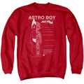 Astro Boy Schematics Mens Crewneck Sweatshirt Red T-Shirts, Hoodie | CiraTrend.com