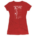 Astro Boy Schematics Junior Sheer Cap Sleeve Womens T Shirt Red Hoodie, Sweatshirt | CiraTrend.com