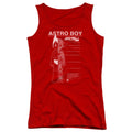 Astro Boy Schematics Womens Tank Top Shirt Red Hoodie, Sweatshirt | CiraTrend.com